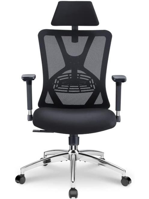 Ticova chaise de bureau ergonomique avec support lombaire